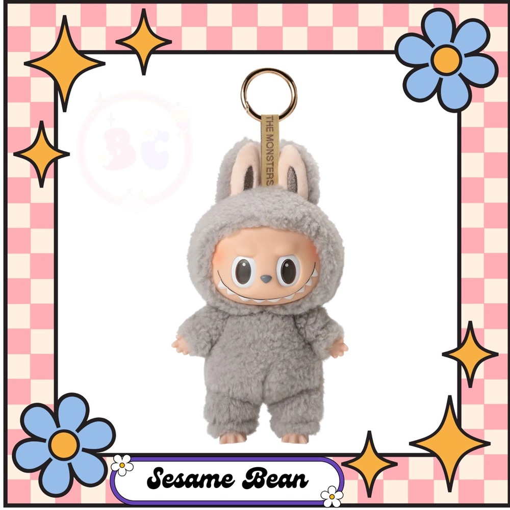 POP MART-THE MONSTERS-EXCITING MACARON-SESAME BEAN